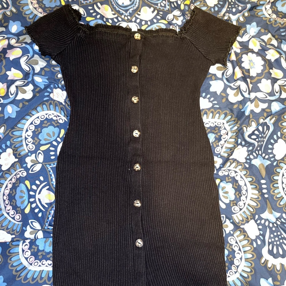 Body con black dress